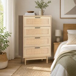 Versatile 4-Drawer Tallboy Chest for Your Home
