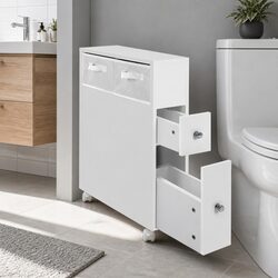 Practical Bathroom Organizer Caddy with Storage Options