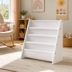 Perfect 4-Tier Bookshelf for Kids' Rooms and Play Areas