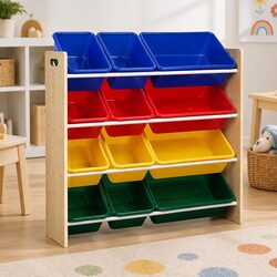 Practical Toy Rack Ideal for Playrooms and Bedrooms