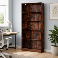 5-Tier Bookshelf: Practical Storage for Every Room