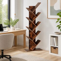 Versatile 9 Tier Tree Bookshelf for Any Room