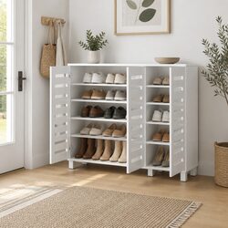Versatile Shoe Storage for Hallways or Utility Spaces