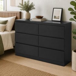 6 Drawer Chest for Bedroom and Living Room