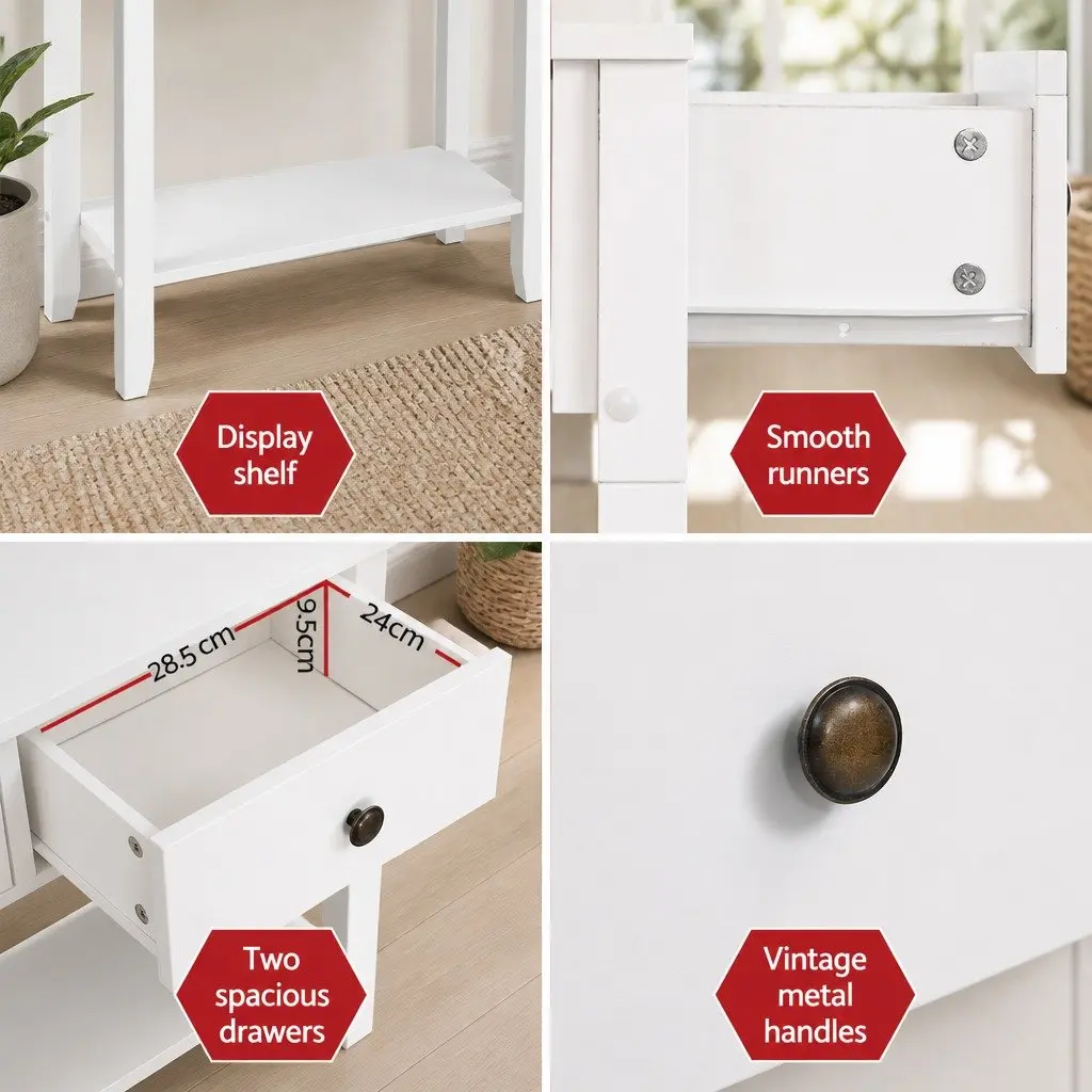 Console Table for Hallways and Entryways