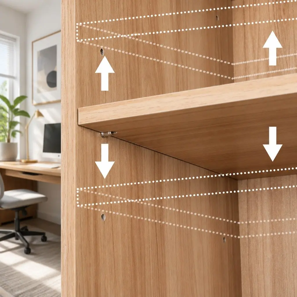 5-Tier Bookshelf Pine Adjustable Removable Storage Display Shelves 33cm W x 30cm D x 120cm H