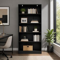 Practical 5-Tier Bookshelf for Every Room