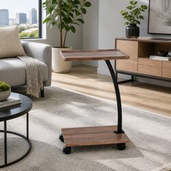 Practical C Shaped Coffee Table for Any Room