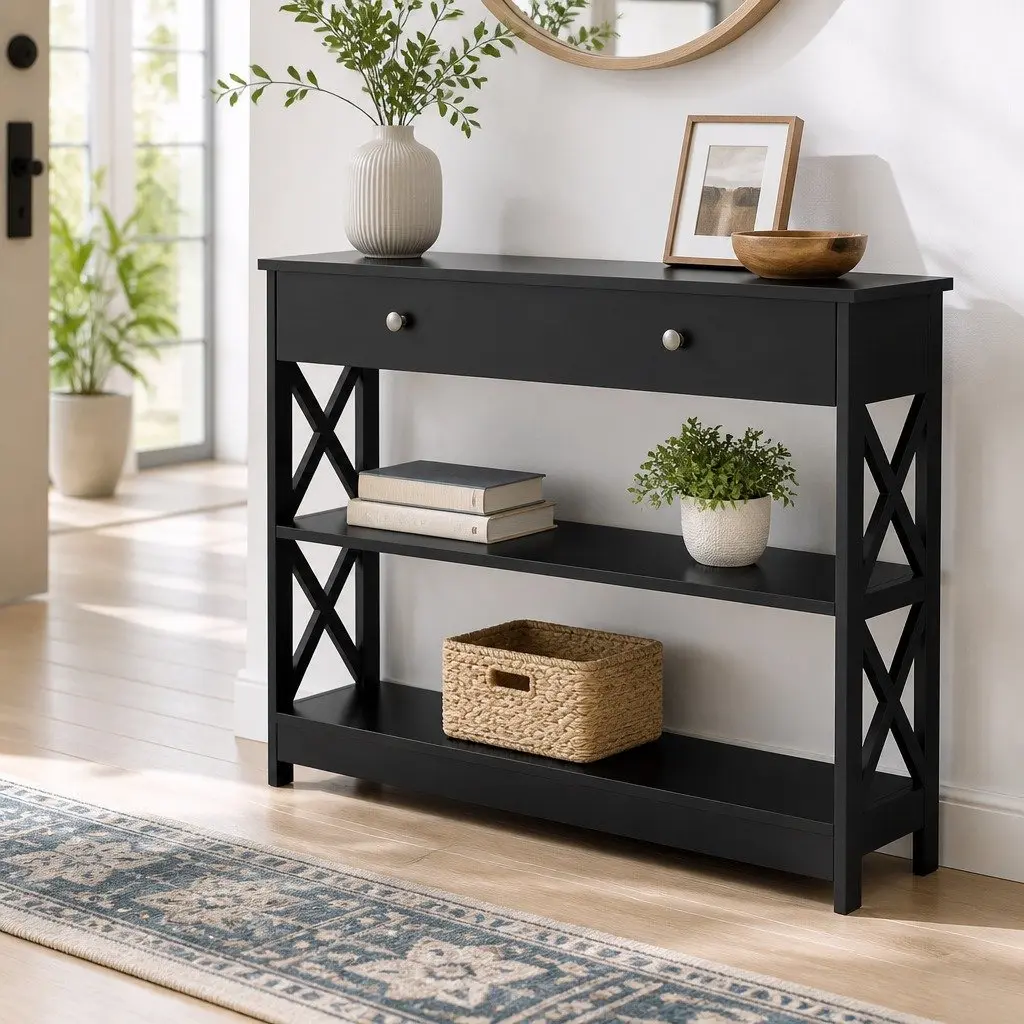 Console Table for Charging Devices in Any Room