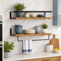Floating Wall Shelves for Functional Home Organization
