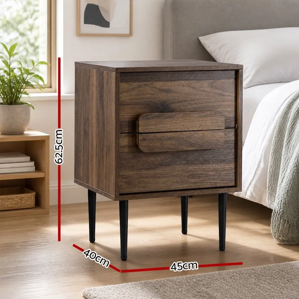 Nightstand with Storage for Bedroom Use