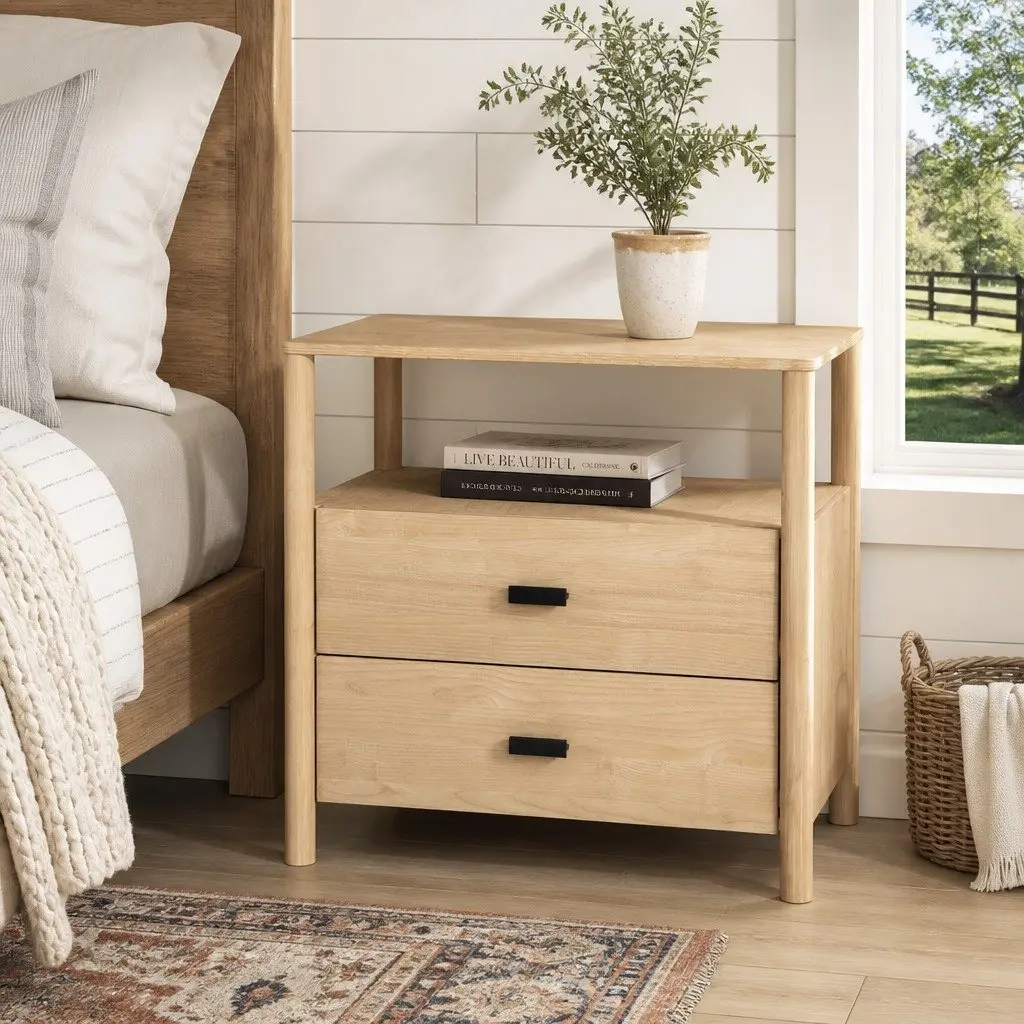 Storage Solutions with This Bedside Table