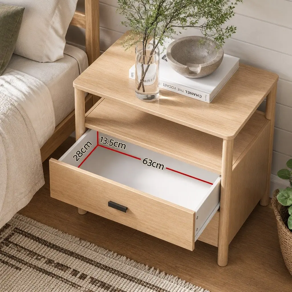 Storage Solutions with This Bedside Table