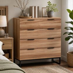 Practical 4-Drawer Chest for Your Bedroom Needs