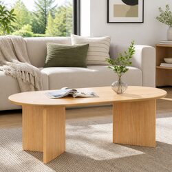 Oval Coffee Table for Everyday Use in Your Living Room