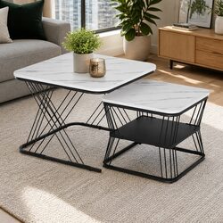 Practical Nesting Coffee Tables for Living Spaces