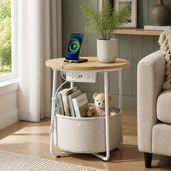 Versatile Round Coffee Table Perfect for Small Spaces