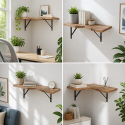 Practical Oak Floating Shelves for Any Room