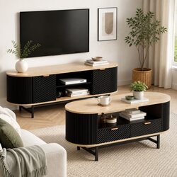 Practical Lounge Furniture: TV Unit and Coffee Table