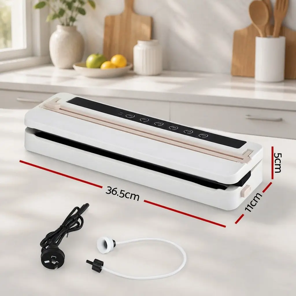 Food Vacuum Sealer Machine 110W 30cm White