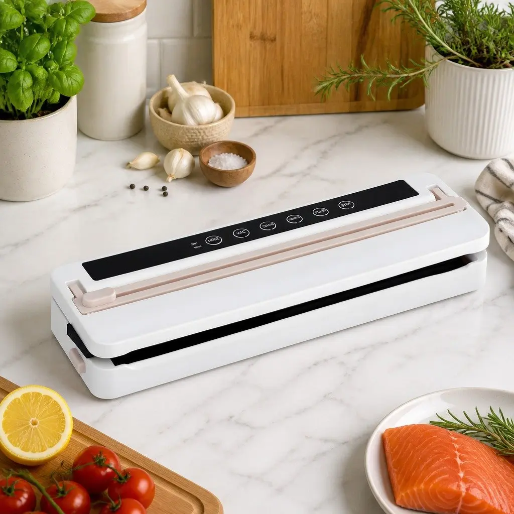 Food Vacuum Sealer Machine 110W 30cm White