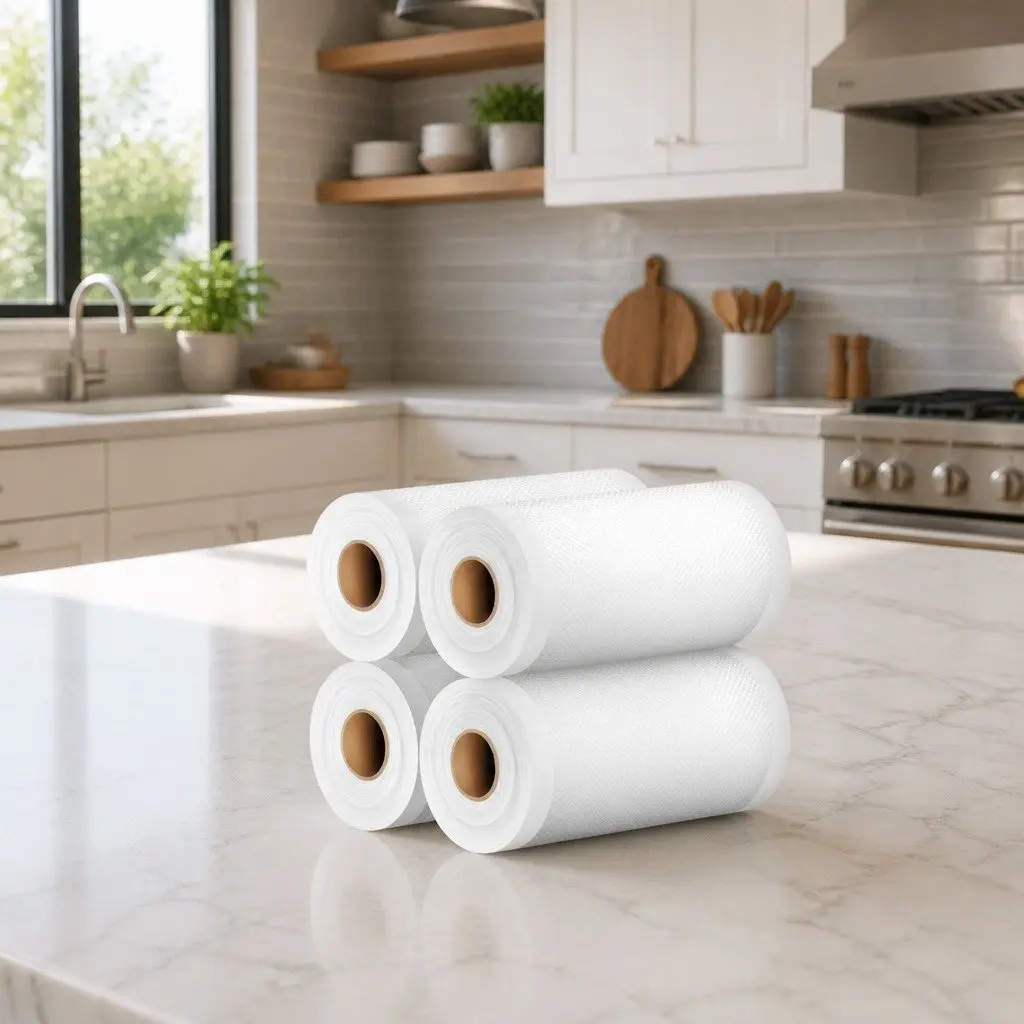 Food Vacuum Sealer Bags Roll Multi-layer 15cm x 6m Transparent