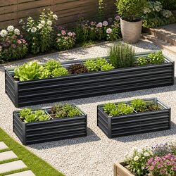 Versatile 2-in-1 Garden Bed 240cm for Easy Planting