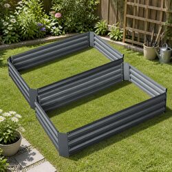 Practical Raised Garden Bed Set - 120x90cm Planter Box