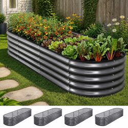 Practical 4-Piece Garden Bed Kit for Home Use