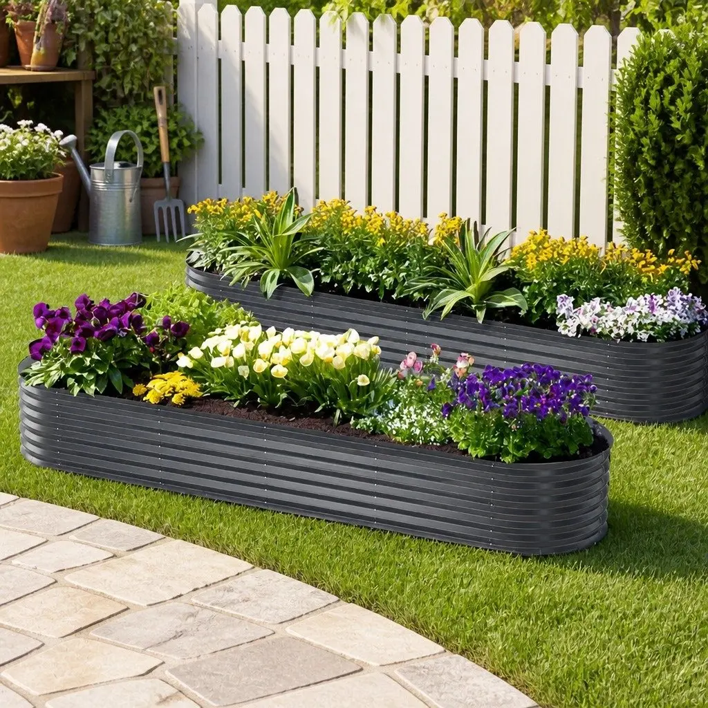 Raised Garden Bed for Vegetables and Flowers