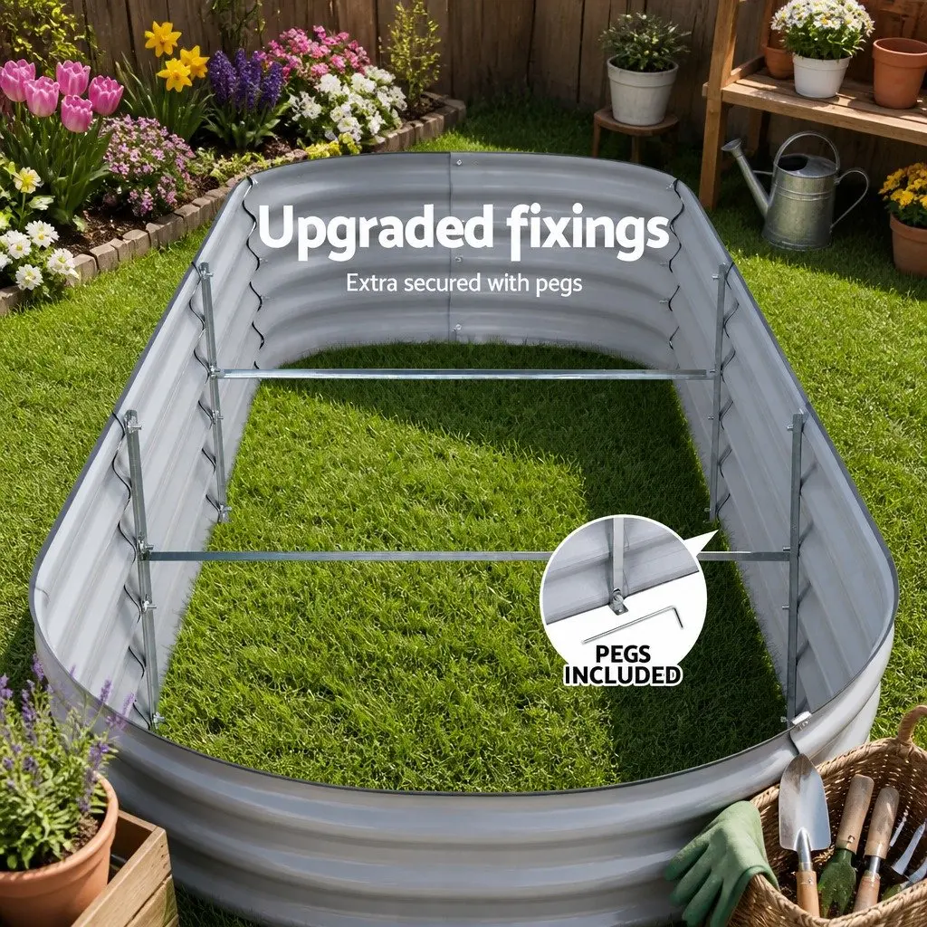 Raised Garden Bed for Vegetables and Flowers