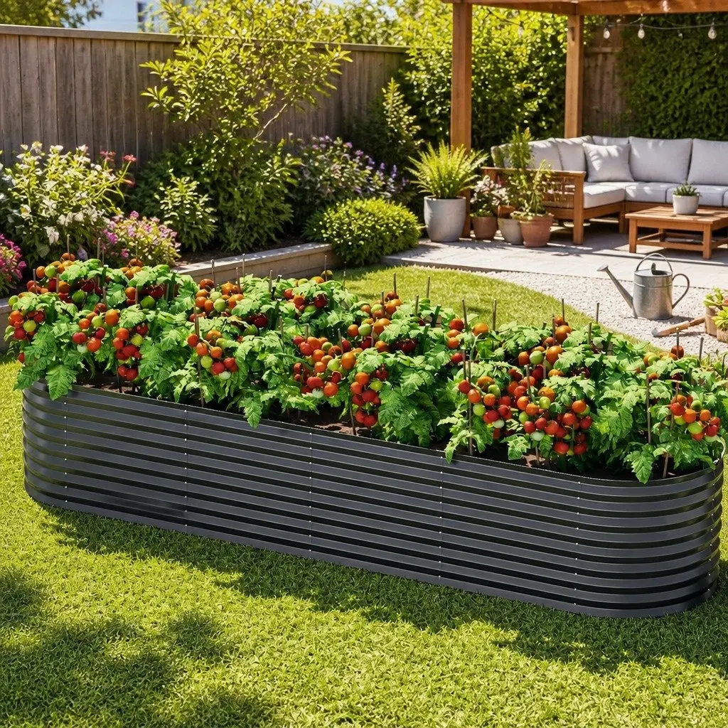 Raised Garden Bed 320x80x56cm for Home Use