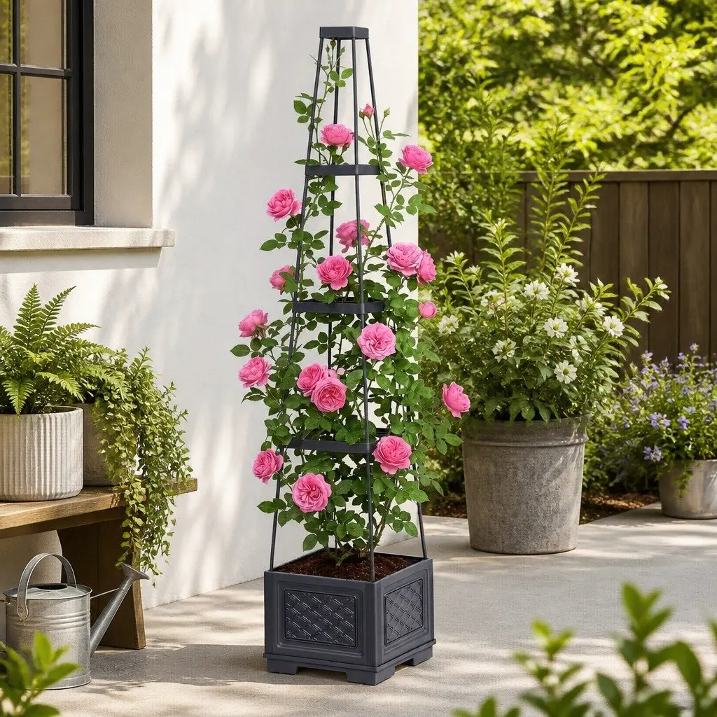 Vertical Planter Tower for Home Gardening