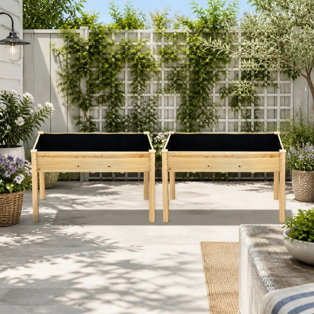 Raised Garden Bed for Vegetable and Flower Growing