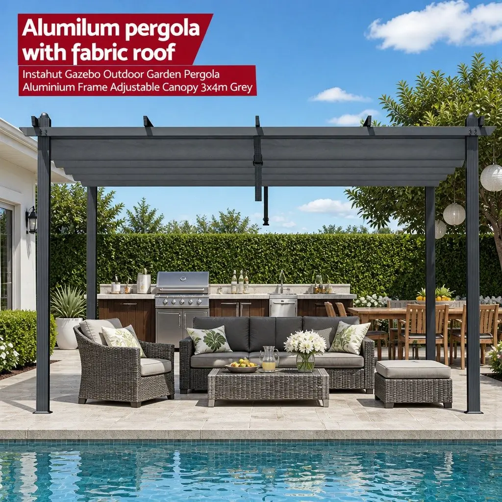 3x4m Gazebo for Backyard Entertaining
