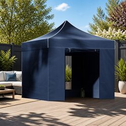 Pop Up Gazebo 3x3m Folding Tent Canopy Outdoor Camping Marquee Steel Frame