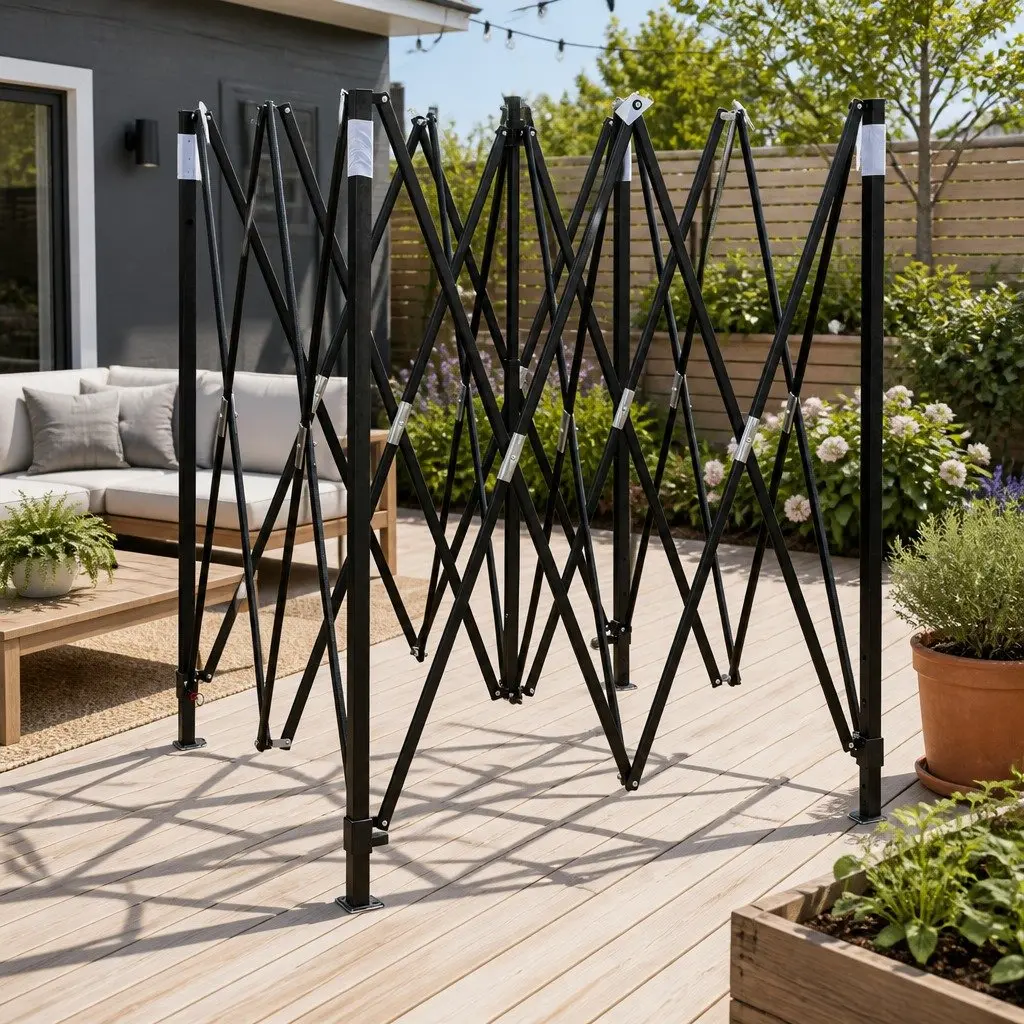 Pop Up Gazebo 3x3m Steel Frame Black Canopy Tent with Mesh Walls for Outdoor Events