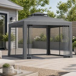 Versatile 3m Grey Gazebo for All Outdoor Occasions