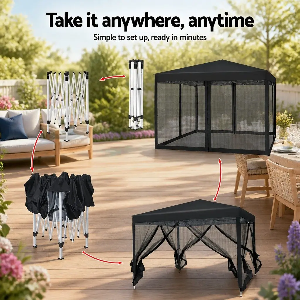 3x3m Gazebo for Outdoor Events and Camping