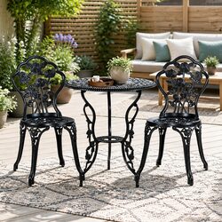 Practical Bistro Set for Outdoor Use with Ease