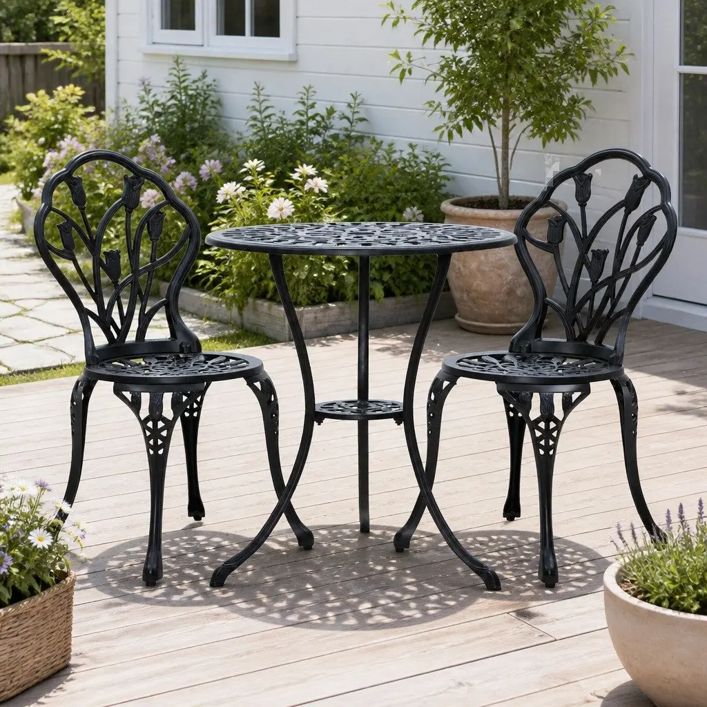 3PC Bistro Set for Outdoor Enjoyment