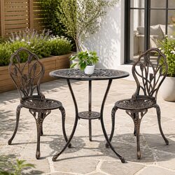 Practical 3PC Bistro Set for Your Outdoor Space