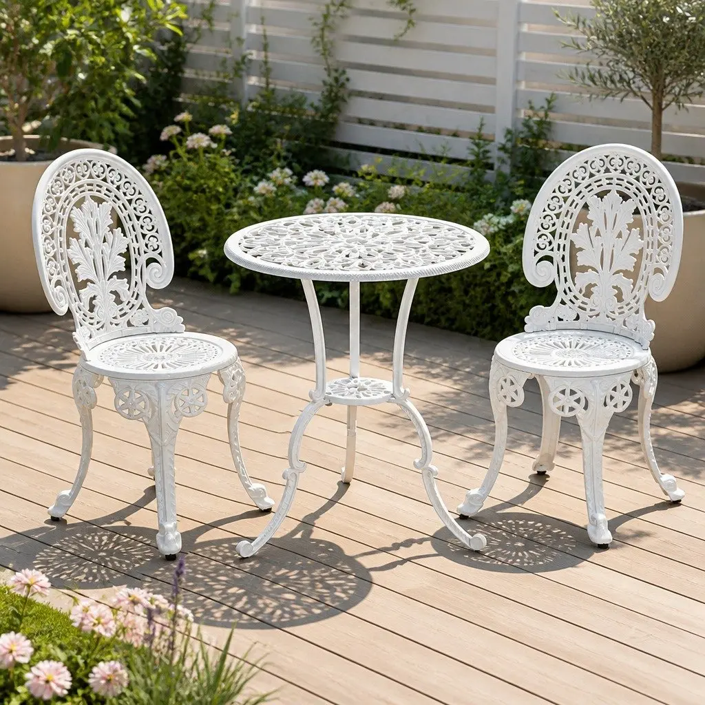 3PC Bistro Set for Outdoor Use
