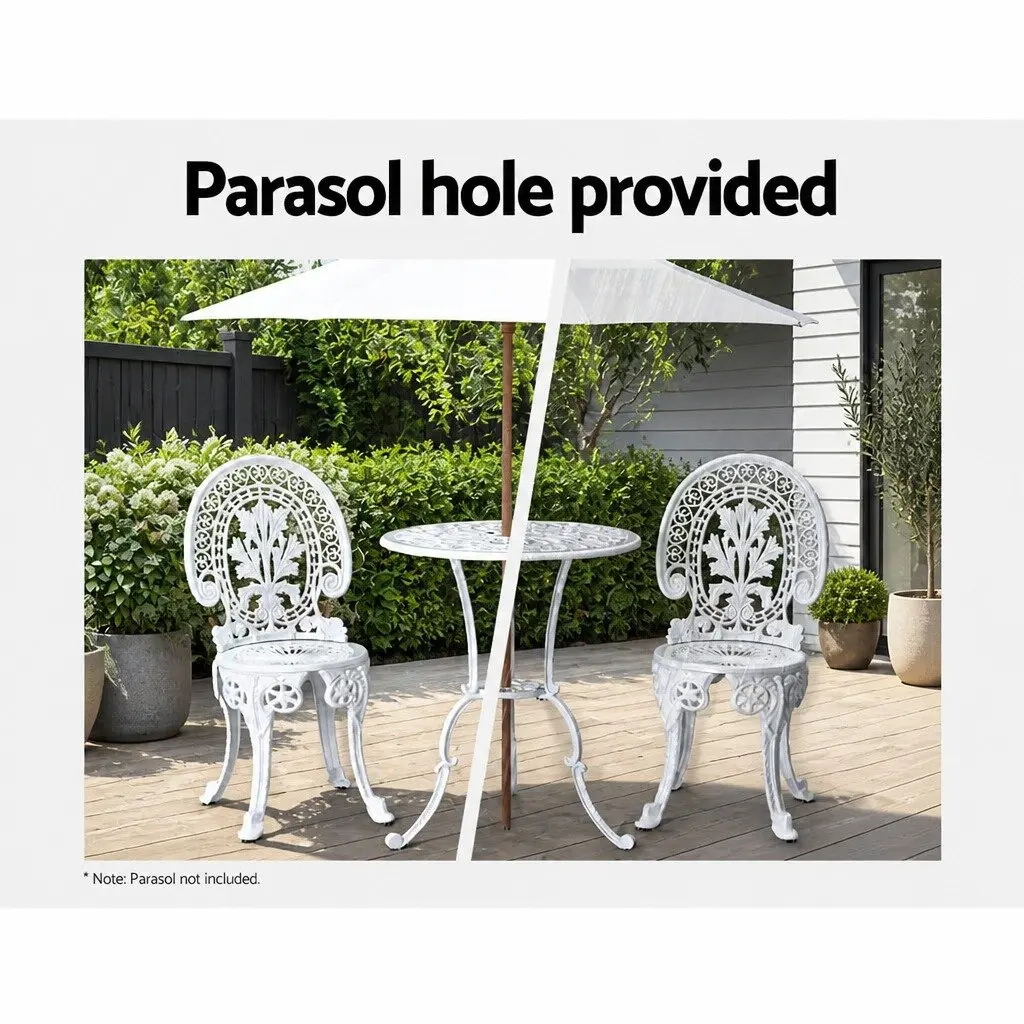 3PC Bistro Set for Outdoor Use
