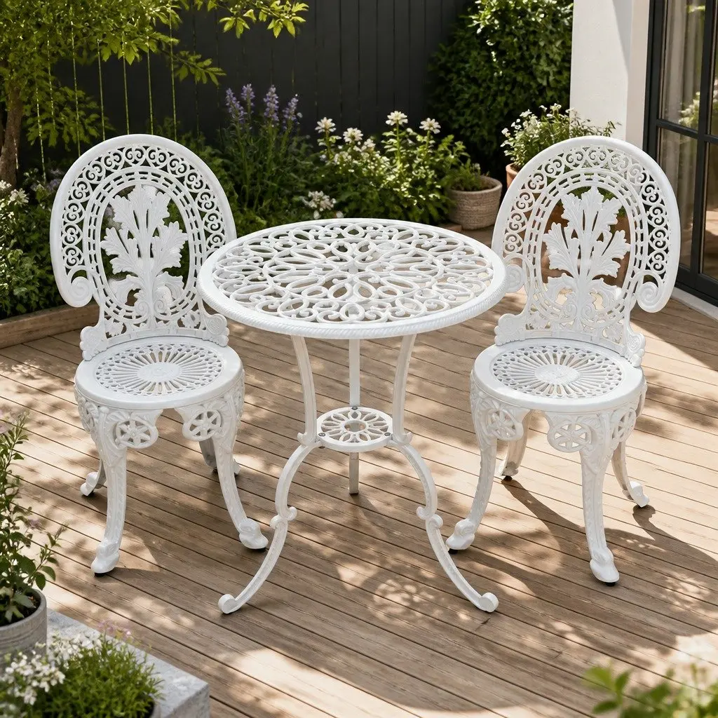 3PC Bistro Set for Outdoor Use