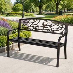 Practical 3-Seater Garden Bench for Various Spaces