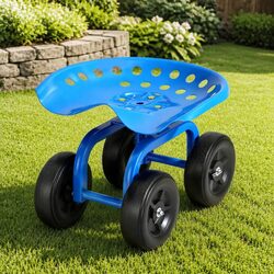 Versatile Rolling Seat for Garden and Home Tasks