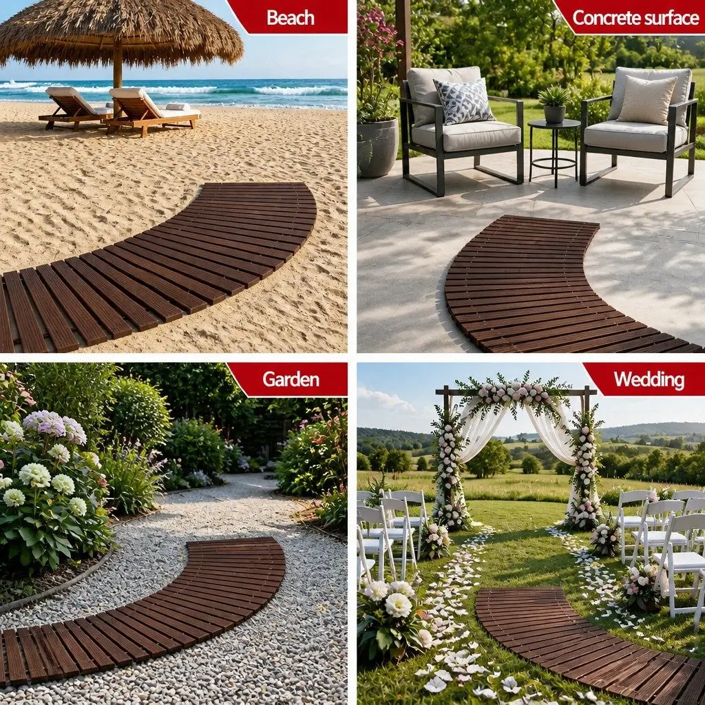 8FT Garden Pathway for Various Outdoor Scenarios