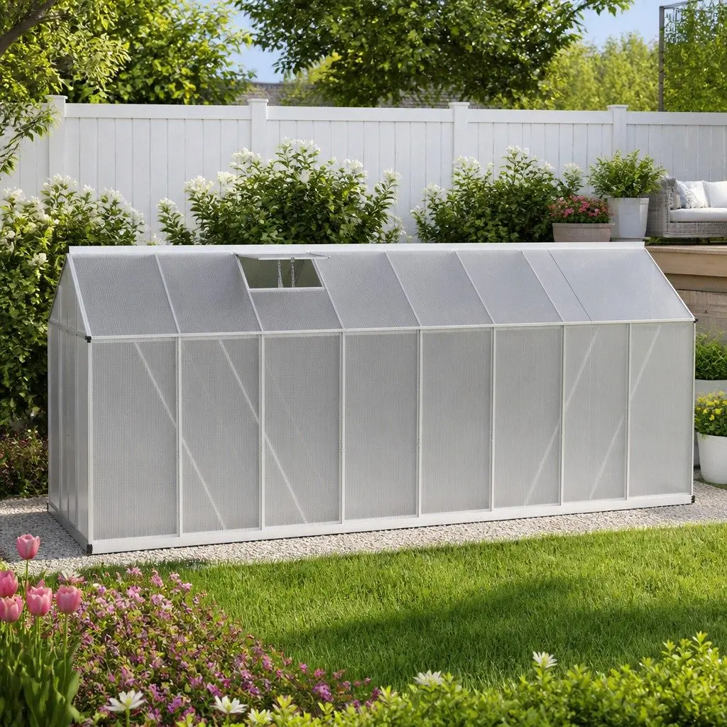 Aluminium Greenhouse for Home Gardeners
