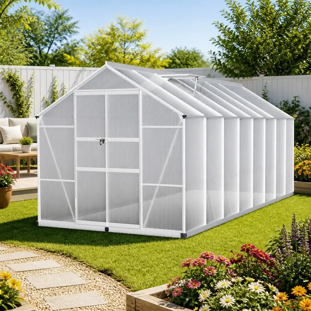 Aluminium Greenhouse for Home Gardeners